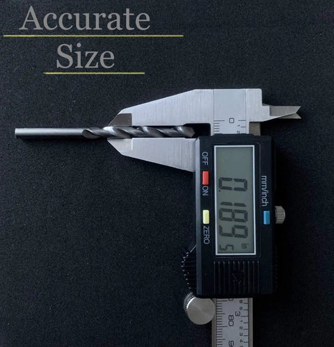 Two Pack Solid Carbide Drill Bits For Hardened Steel With K20 Tungsten Carbide Jobber Length 118 Degree next to caliper gauge