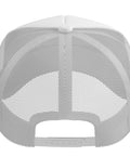 Back view of Cool Machinist CNC Vise Gauge Square Tools Hat for Men Gifts Trucker Cap with adjustable mesh back.