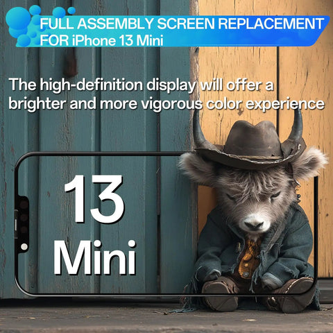 iPhone 13 Mini Screen Replacement Kit 5.4 Inch With 3D Touch LCD Digitizer Full Assembly Front Glass
