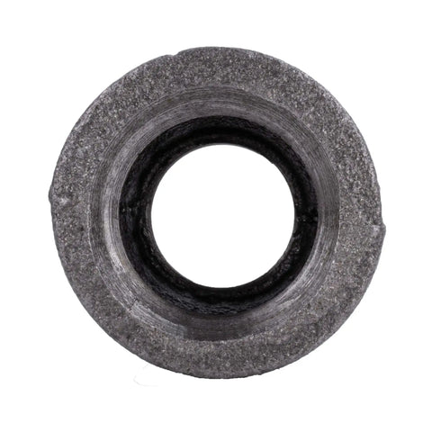 Dope Reducing Coupling Three Quarters Inch To One Half Inch Pipe Decor Black Malleable Iron Fittings For DIY Vintage Industrial Pipe Furniture Build And Regular Plumbing Projects Six Pack Sturdy Construction, black iron threaded coupling