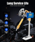 Digital Display Angle Manipulator For Gem Faceting And Jade Jewelry Making, Pro Grade High Precision Grinding Tool With Dial Angle Gauge