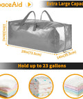 Heavy Duty Moving Bags Set With Extra Large Storage Totes And Backpack Straps Strong Handles And Zippers 86 Liter Capacity