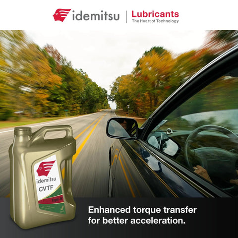 CVT Transmission Fluid Type N NS2 5 Quart 2 Pack For Nissan CVT Systems With Superior Anti Wear Protection Optimized For High Torque Applications Tranny Fluid That Keeps Your CVT Running Smooth. Idemitsu CVTF Type-N 5 qt jug shown in car road ad.
