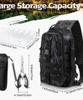 85 Piece Fishing Backpack Gear Kit With Tackle Boxes Sling Bag Rod Holder Pliers Set Lures And More Ultimate Fishing Tackle Kit Gift Basket For Men And Women Easter Gift