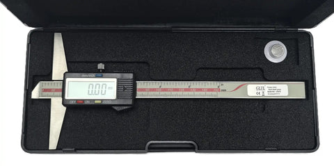 Beefy Depth Gauge Vernier Caliper 0 To 6 In 150 Mm, 0 To 8 In 200 Mm, 0 To 12 In 300 mm With Digital Readout in case