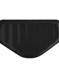 Universal Recumbent Bike Seat Cushion 1.25 Inch Thick Anti Slip Pad For Recumbent Exercise Bikes Fits Schwinn And Most Models Double Sided Silicone Print For Comfort And Long Lasting Support, black silicone print view