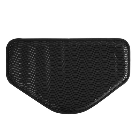 Universal Recumbent Bike Seat Cushion 1.25 Inch Thick Anti Slip Pad For Recumbent Exercise Bikes Fits Schwinn And Most Models Double Sided Silicone Print For Comfort And Long Lasting Support, black silicone print view