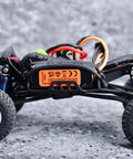 RC crawler with Beefed Up Droop Flex Mod Extension Kit With 7075 T6 Aluminum Flex Blades for Axial 1 To 30 Scale SCX30