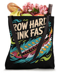 Dragon Boat Racing Tote Bag For Paddling Enthusiasts And Dragonboating Fans Great For Practice And Dragon Boat Festivals showing a colorful dragon design