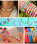 Fun DIY Bracelet Making Kit With 5000 Beads And Charms For Beginners And Kids 6 To 13 Includes Clay Beads Letters Numbers And Friendship Bracelet Accessories