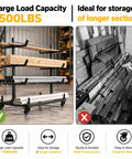 Heavy Duty Mobile Conduit And Lumber Storage Rack Rock Solid Build With Six Swivel Caster Wheels Smooth Sailing Alloy Steel Pipe Organizer For Daily Grind with 1500 lbs capacity and multiple storage levels.