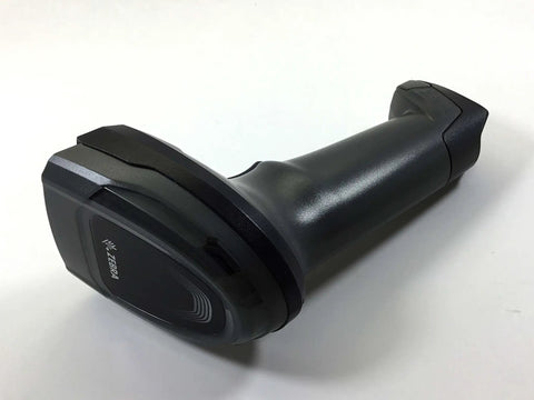Wireless Bluetooth 2D And 1D Barcode Scanner With Cradle And USB Cord - Fast Handheld Imager For Retail Durable Easy Setup Upgraded DS8178-SR Model For 1D And 2D Barcodes Great Scan Range Plug And Play black unit laying on a white surface