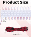 60 Led Van Interior Lighting Kit 12V Led Light Strips For Cargo Vans RVs Boats And Trailers, product size with dimensions