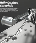 Close-up of Reciprocating 24V DC Linear Actuator showing high-quality materials and components for DIY projects and automation.