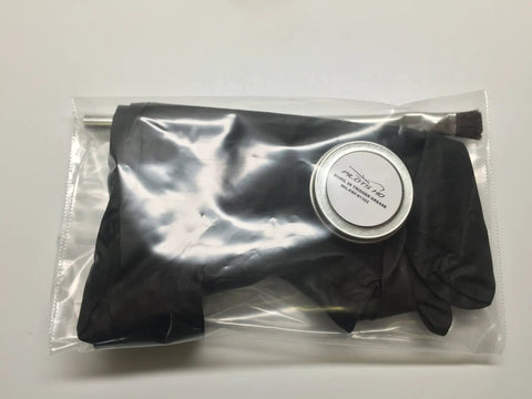 Quarter Ounce Gun Grease Kit For Triggers And Small Firearms Built For Gear Heads Mil Spec Lubricant Trusted By Trigger Manufacturers Mil G 21164D Compliant Mil Prf 81322G DOD G 2450 shown in sealed packaging with grease tin and applicator brush