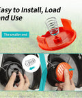 Trimmer Line Cap And Spring Replacement Kit For AFS Trimmer RC100P And Black And Decker Models 4 Pack Spool Cap Covers demonstrated