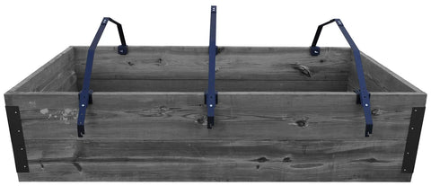 DIY Raised Bed Greenhouse Bracket Kit Turn Your Garden Into a Mini Greenhouse With 6 Clamps 3 Straps 12 Tie Downs And a 5 Ft 6 In By 9 Ft 6 In Tarp For Frost Protection And All Season Growing