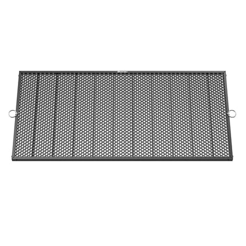 Dofiki steel honeycomb laser bed for P3 laser cutter, front view with side ring handles