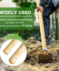 Two Pack Solid Wood Replacement Handles For Round Eye Hoe 54 Inches 137 Cm Grub Hoe Shovel Spading Fork Rake Garden Tool