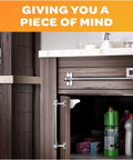 Magnetic Cabinet Locks For Child Safety Inside Cabinets Keeps Doors Locked Up Tight Kid Proofing System With Four Locks And One Key