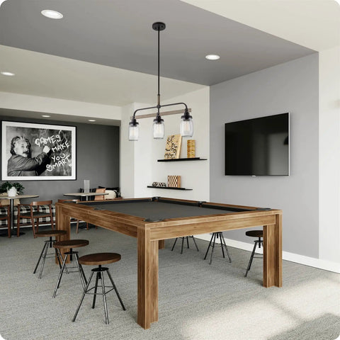 Stapleton 25 Inch 3 Light Modern Farmhouse Kitchen Island Light With Jar Glass Shades Smoked Birch Finish for Bright Modern Home Vibe and Easy Stylish Task Lighting