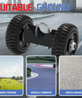 Heavy Duty 6 Inch Gate Wheel For Sliding Gates And Fences Fits Chain Link Metal Fence Or Wooden Gate Durable Rubber Tire With Steel Plate Rust Resistant And Lasting Gate Caster, suitable for various ground surfaces.