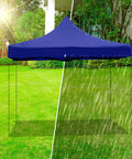 Universal Replacement Top For Pop Up Canopy Tents, Available In 6x6 Foot, 8.2x8.2ft, Or 3x3m Sizes, durable blue shade cover in garden