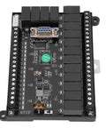 Top view of Plug And Play PLC Control Board With Relay Delay Module And Analog FX1N-32MR DC10-28V For Industrial Automation Rugged Controller