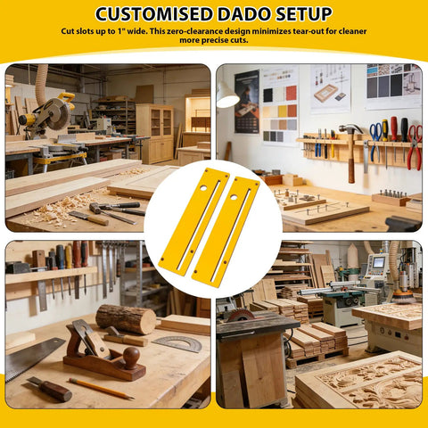 Zero Clearance Table Saw Insert For 10 In Saws That Fits R4514 R4514T R4518 R4518T R4518NS, Throat Plate Made Of MDF, workshop view