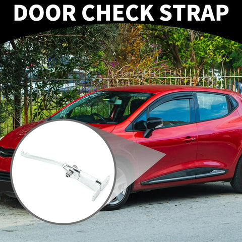 Opel Vivaro A Door Check Strap Rear Door Hinges, Adjustable Opening Angles, Heavy Duty Rust Resistant Metal shown with car