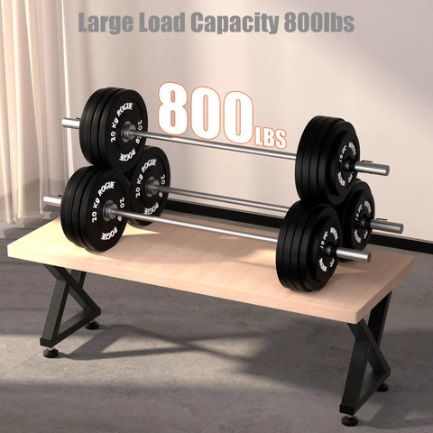 Rock Solid Z Shape Coffee Table Legs Set Of 2, 16 Inch H By 14 Inch W, holding 800 lbs weights, modern industrial style