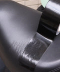 Heavy Duty Wide Duct Tape 3 Inch By 55 Yards Waterproof All Weather Industrial Strength Tape For Packaging Bundling Repairs And Home Improvement No Residue applied on a black surface.