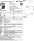 Beefy 24V Power Supply 480W 20A High Power Stable Output for Sensitive Semiconductor Equipment Rock Solid 24 Volt Supply for Precision Manufacturing UL508 Certified Efficient and Durable, SDR-480-24 spec sheet