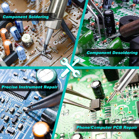 Rotatable 360 Degree Solder Holder And PCB Helping Hands Set used for soldering and desoldering on phone and computer PCBs