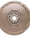 Bolt On Dual Mass Clutch Flywheel Replacement Fits 2015 To 2023 Volkswagen GTI Golf R 2.0 Motor top view with six bolts.