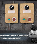 8 Pack 22mm Rotary Selector Switches SPST Self Locking On Off 2 Position 10A 600V Panel Mount Industrial Control Knobs