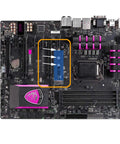 Top Pick Pc Build Screw Kit With Nvme M.2 Standoffs And Assorted Hardware For Motherboards SSD Hard Drives and Fans - Motherboard detail with M.2 slots