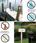 Self-Charging Outdoor Address Number 1 Waterproof Illuminated House Digit No Batteries No Wiring No Solar Panels No Fuss