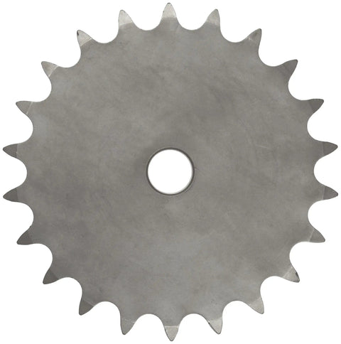 Heavy Duty Stainless Steel Roller Chain Sprocket Type B Hub Reboreable Single Strand 60 Series with 30 teeth, flat design for industrial use.