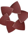 100 Piece Triangle Sanding Paper Set For Oscillating Tools, 60 80 100 120 240 Grit, Aluminum Oxide, Hook And Loop, fan display