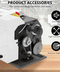 Garvee 8x30 Inch Mini Metal Lathe With 750W Motor And Variable Speed Up to 3000 RPM Precision Benchtop Machine showing product accessories.