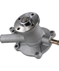 Beefed Up Water Pump For Skid Steers Mini Track Loaders And Excavators MT52 MT50 320 322 463 Gasket Included Replacement Part With Easy Fit And Long Lasting Performance. Metal water pump for Bobcat skid steers, angled front view