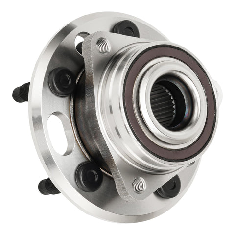 Front view of Front Wheel Hub Bearing Assembly 5 Lug Direct Fit For Chevy Equinox 2010-2017 GMC Terrain 2010-2017 Malibu 2013-2015