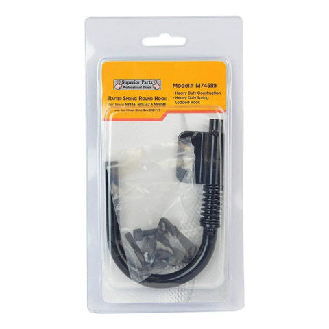 Rafter Hook Replacement For NR83A Nailer 2 Pack Retractable Tool Hook black metal spring-loaded hooks in blister pack
