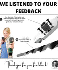 Doweling Jig Kit For Floating Shelf Brackets With Self Centering Drill Guide And One Half Inch By Nine Point Eight Inch Drill Bit.