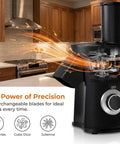 7-in-1 Electric Vegetable Chopper And Mincer With 7 Stainless Steel Blades in a modern kitchen setting, showcasing its design and function.