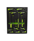 Nine Piece SAE Hex T Handle Driver Set With Bi Directional Torque And RPT Technology To Prevent Rounding S2 Steel Build in foam tray