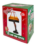 Leg Lamp 20 Inch From A Christmas Story Officially Licensed Replica box showing iconic movie prop design