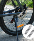 Durable Stainless Steel Extension Springs With Dual Hook Ends on bicycle, reflecting use for quick home repairs and DIY crafts.