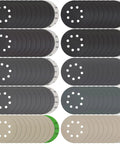 Get That Shiny Finish With These 100 Assorted 5 Inch Wet Dry Sanding Discs featuring grits 180 to 5000 and 8 holes for easy attachment.